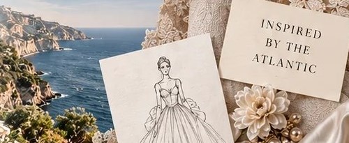 Coast, sketch and the card Inspired by the Atlantic